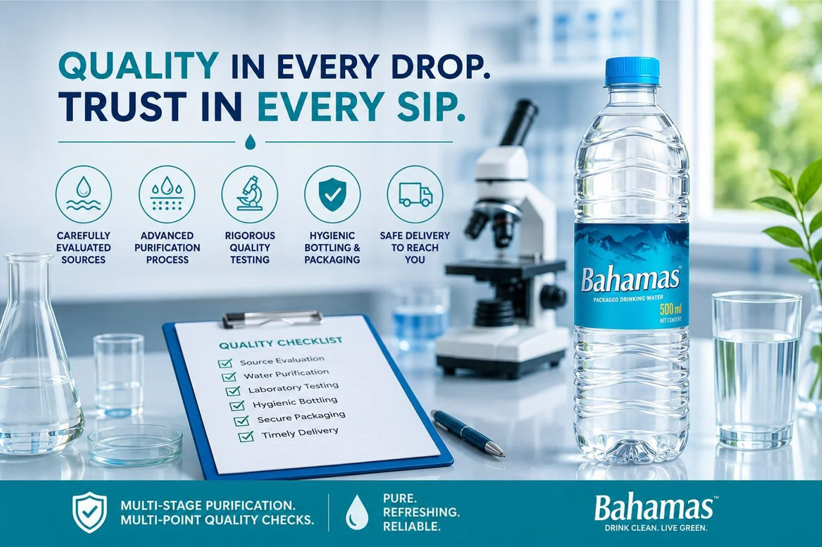 Quality Behind Every Bottle of Water